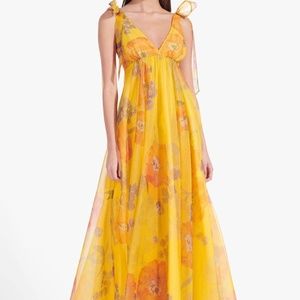 STAUD | DANDELION DRESS | CALIFORNIA POPPY GOLDIE